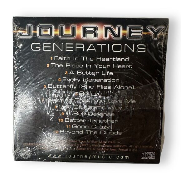 JOURNEY Generations 2005 CD Classic ROCK NEW Elson Music Vision USA - Picture 2 of 4